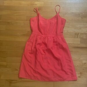 Pink/salmon mini dress